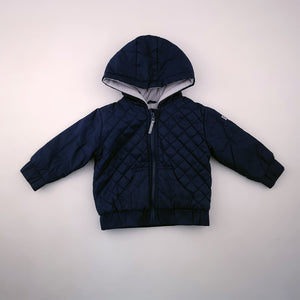 12-18M Boys Dark Blue Puffer Jacket - Woolworths