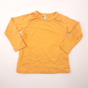 1-2Y Girls Mustard Long Sleeve Top - Mr Price