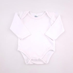 0-3M Girls White Long Sleeve Vest - Ackermans