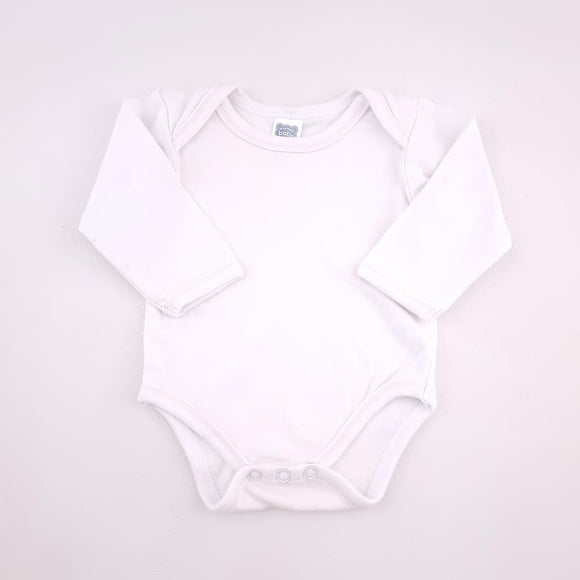 0-3M Girls White Long Sleeve Vest - Ackermans