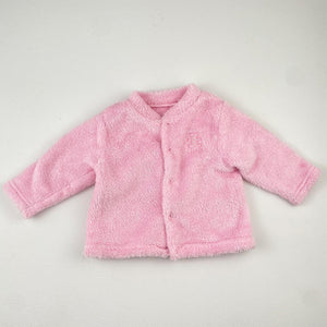 3-6M Girls Pink Fluffy Sleep Top - Woolworths